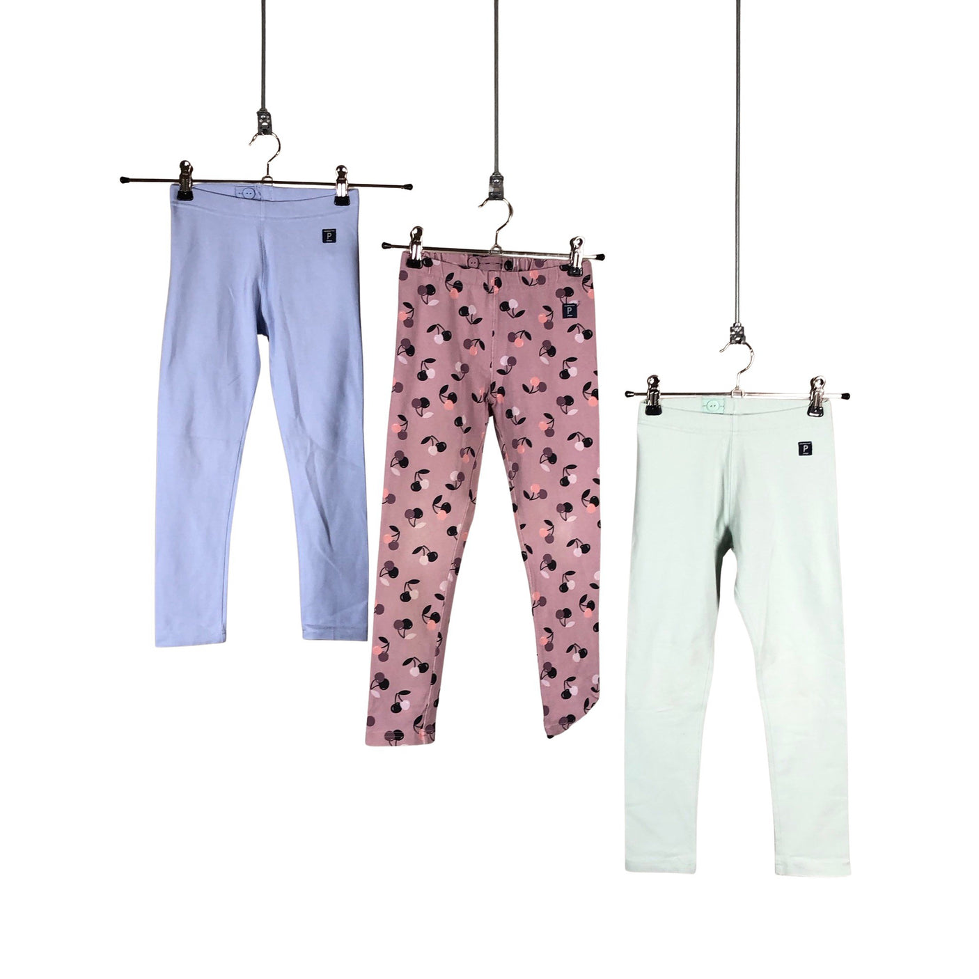 Unisex Polarn O. Pyret - Tricot pants, size 116 - 122 - Light pink (1)