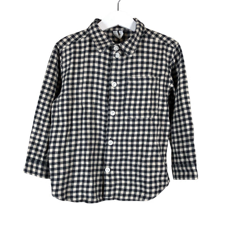 Unisex Arket - Collared shirt, size 104 - 110 - Black ()