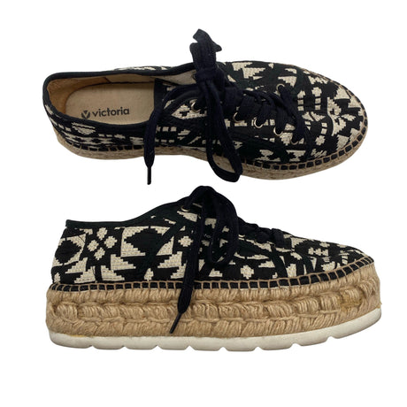 Unisex Victoria - Casual sneakers, size 37 - Black ()