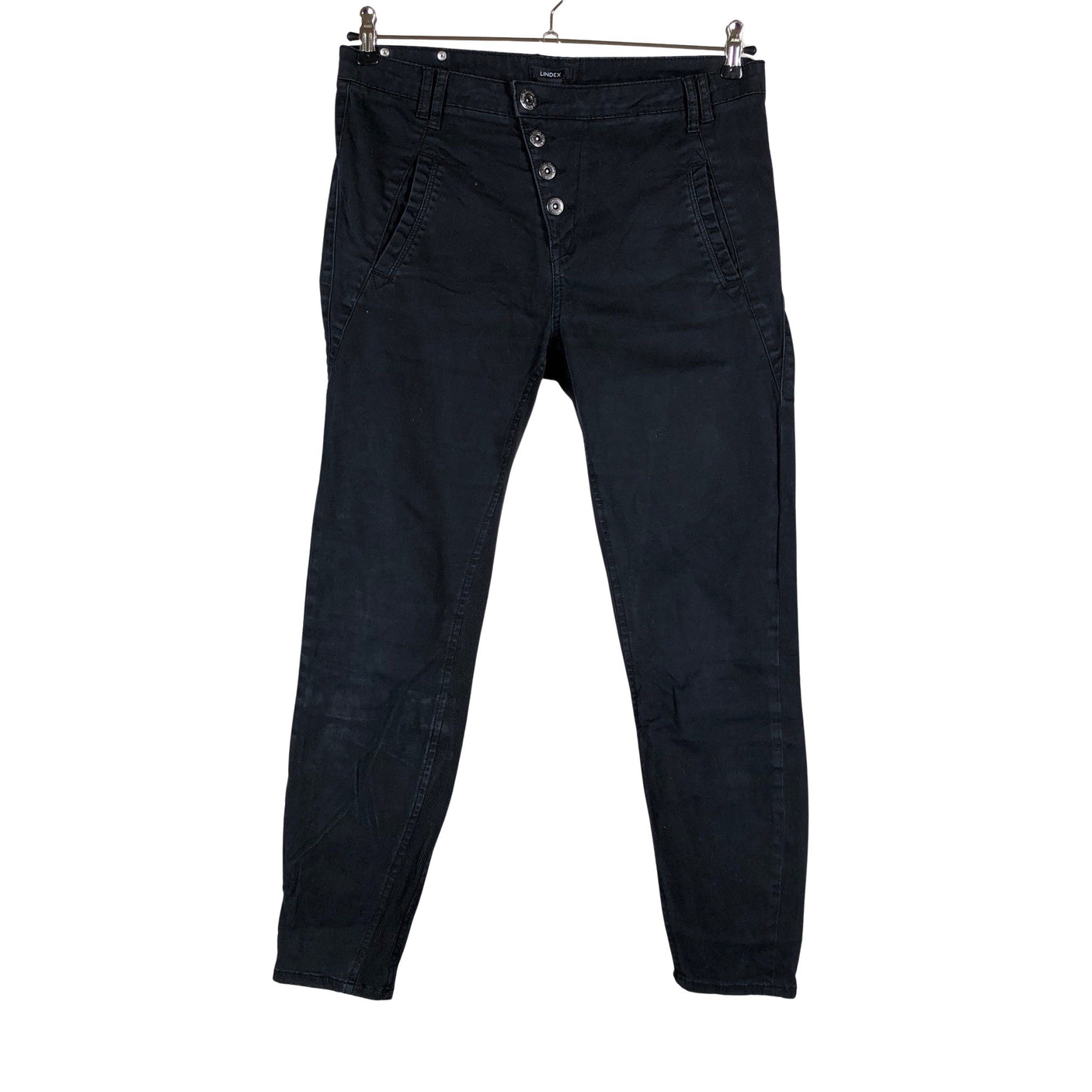 Unisex Lindex - Slacks, size W30 - Black (1)