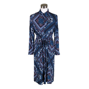Unisex Esprit - Schiffon dress, size 38 - Blue (1)
