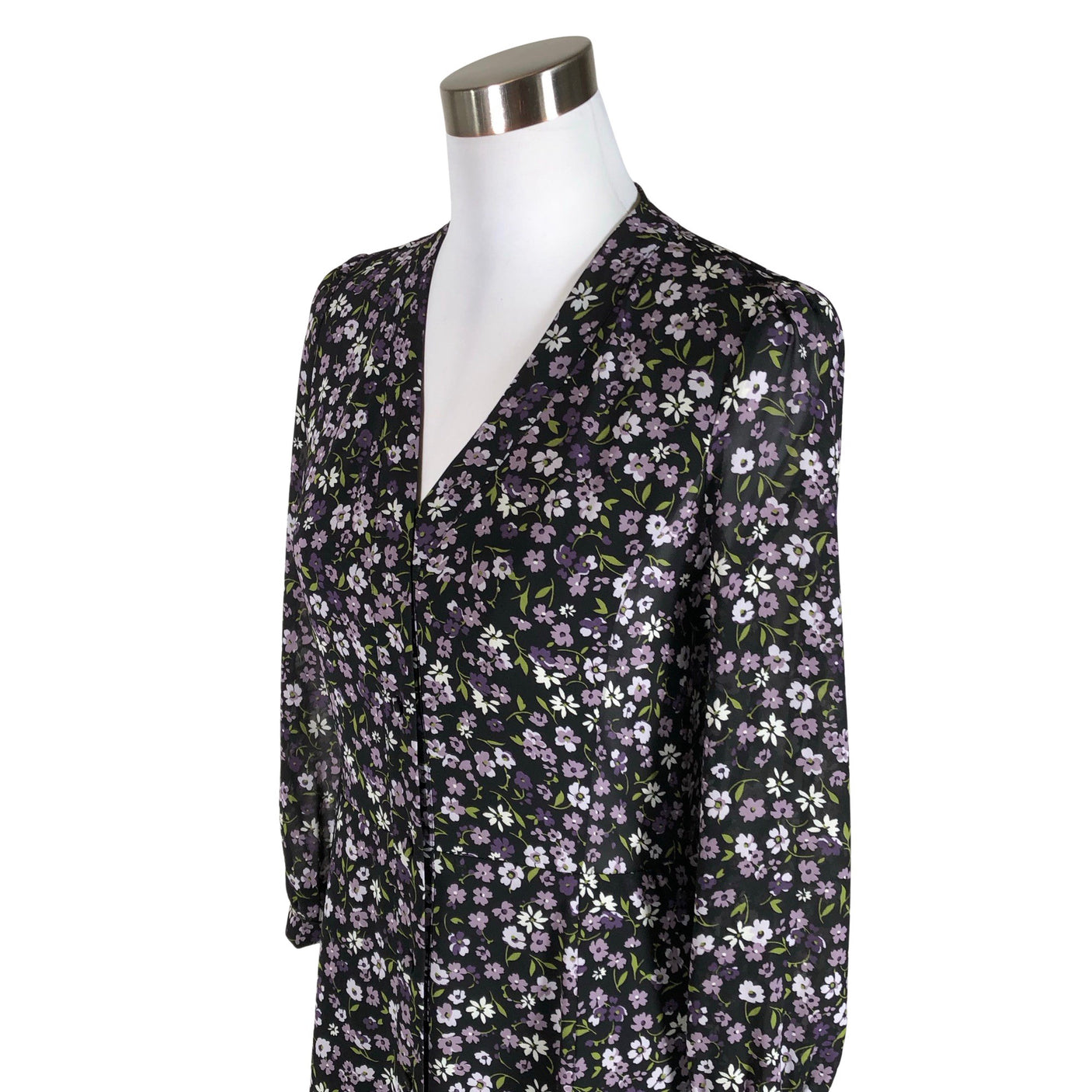 Unisex Michael Kors - Schiffon dress, size 36 - Black (3)