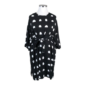 Unisex Marimekko - Schiffon dress, size 42 - Black (1)