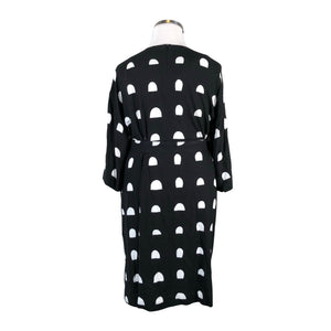 Unisex Marimekko - Schiffon dress, size 42 - Black (2)