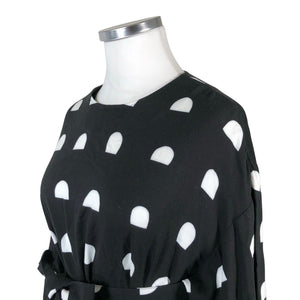 Unisex Marimekko - Schiffon dress, size 42 - Black (3)