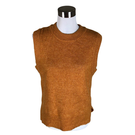 Unisex Selected - Knit vest, size 34 - Orange ()