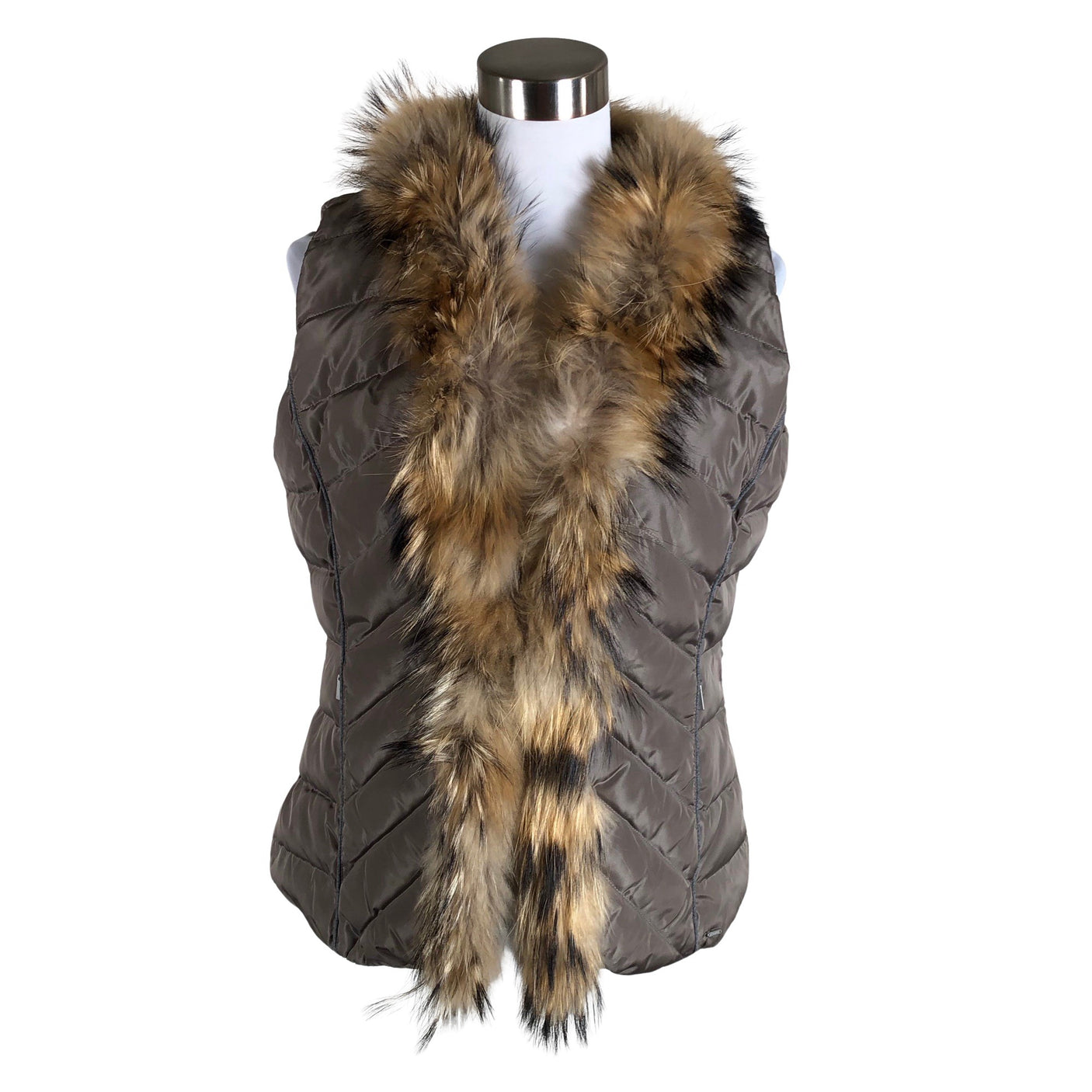 Unisex Luhta - Winter vest, size 38 - Brown (1)