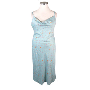 Unisex Y.A.S - Schiffon dress, size 42 - Light blue (1)
