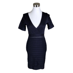 Unisex French Connection - Knit dress, size 36 - Blue (1)