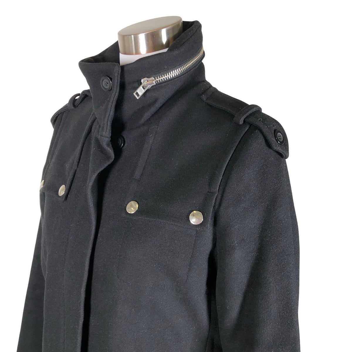 Unisex Filippa K. - Wool coat, size 38 - Black (2)
