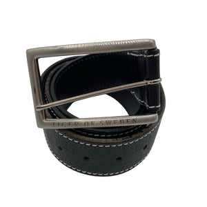 Unisex Tiger of Sweden - Leather belt, size No size - Black (1)