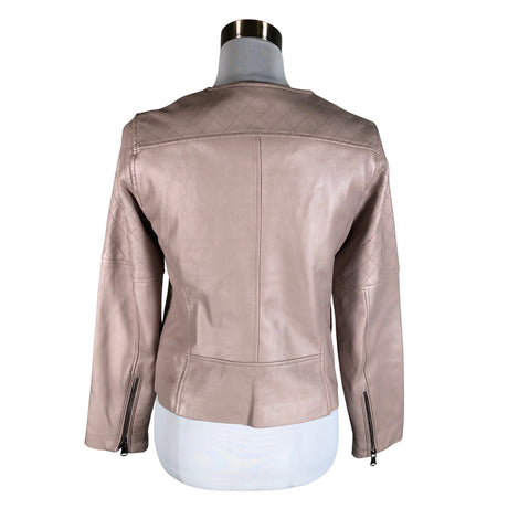 Unisex Cristelle&co - Leather jacket, size 38 - Light pink (2)