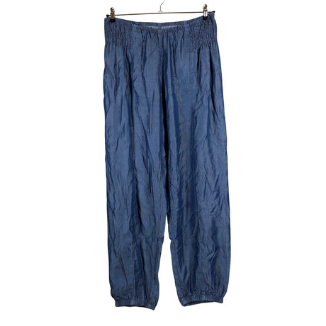 Unisex Zizzi - Schiffon trousers, size 42 - Blue ()
