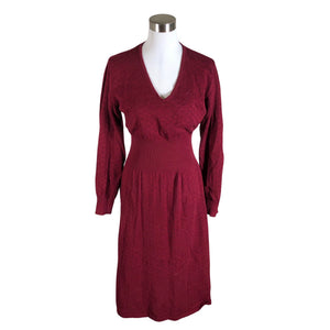 Unisex Nanso - Knit dress, size 40 - Wine red (1)