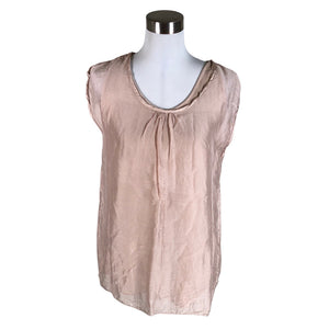 Unisex Ajlajk - Short-sleeved blouse, size 38 - Light pink (1)