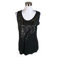 Unisex Nü - Tricot tank top, size 40 - Black ()