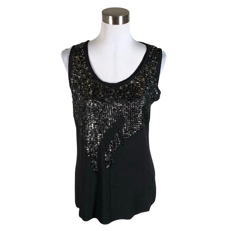 Unisex Nü - Tricot tank top, size 40 - Black ()