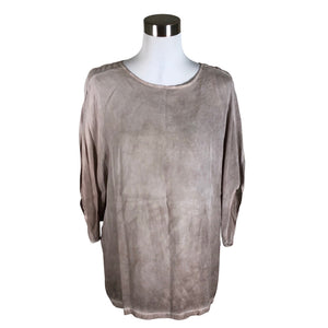 Unisex Nü - Schiffon tunic, size 38 - Light pink (1)
