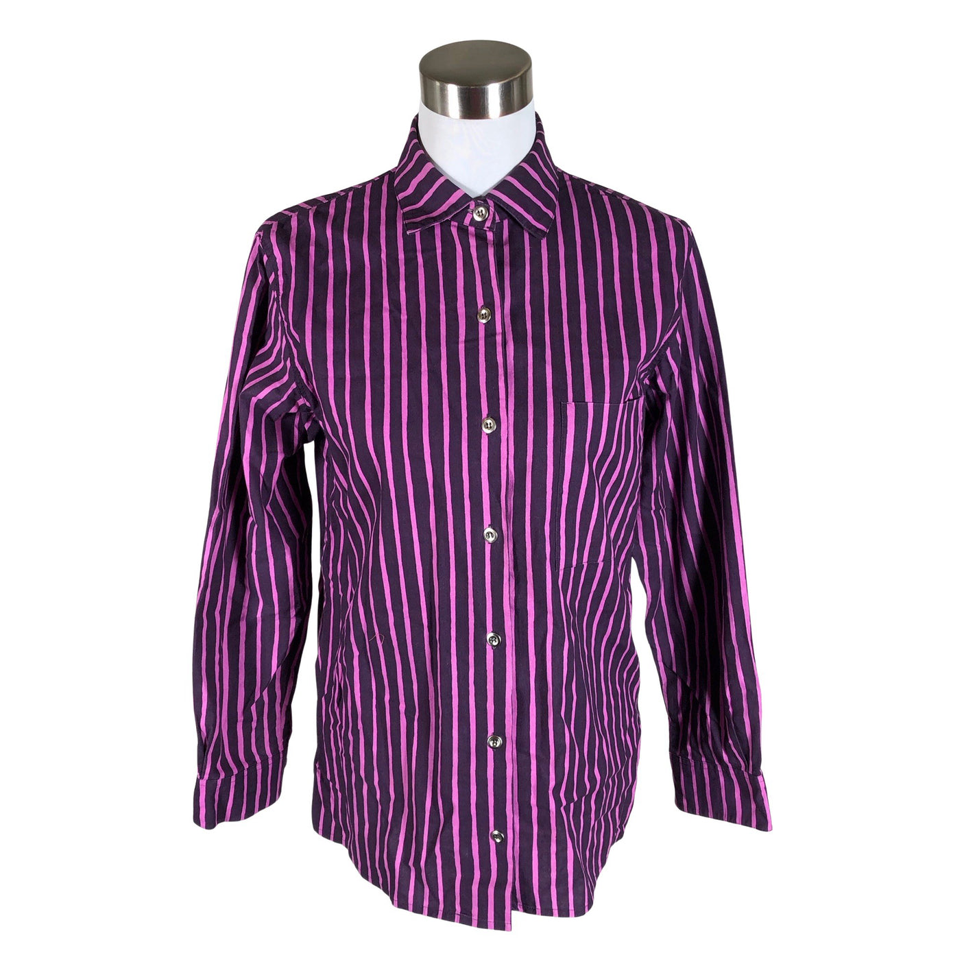Unisex Marimekko - Collared shirt, size 38 - Violet (1)
