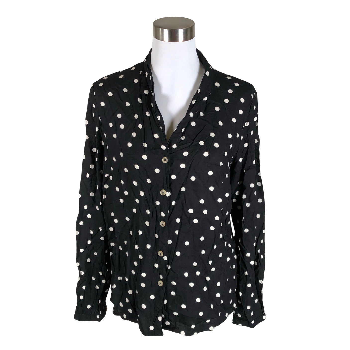 Unisex Lindex - Blouse, size 38 - Black (1)