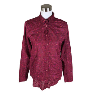 Unisex Benetton - Blouse, size 38 - Wine red (1)