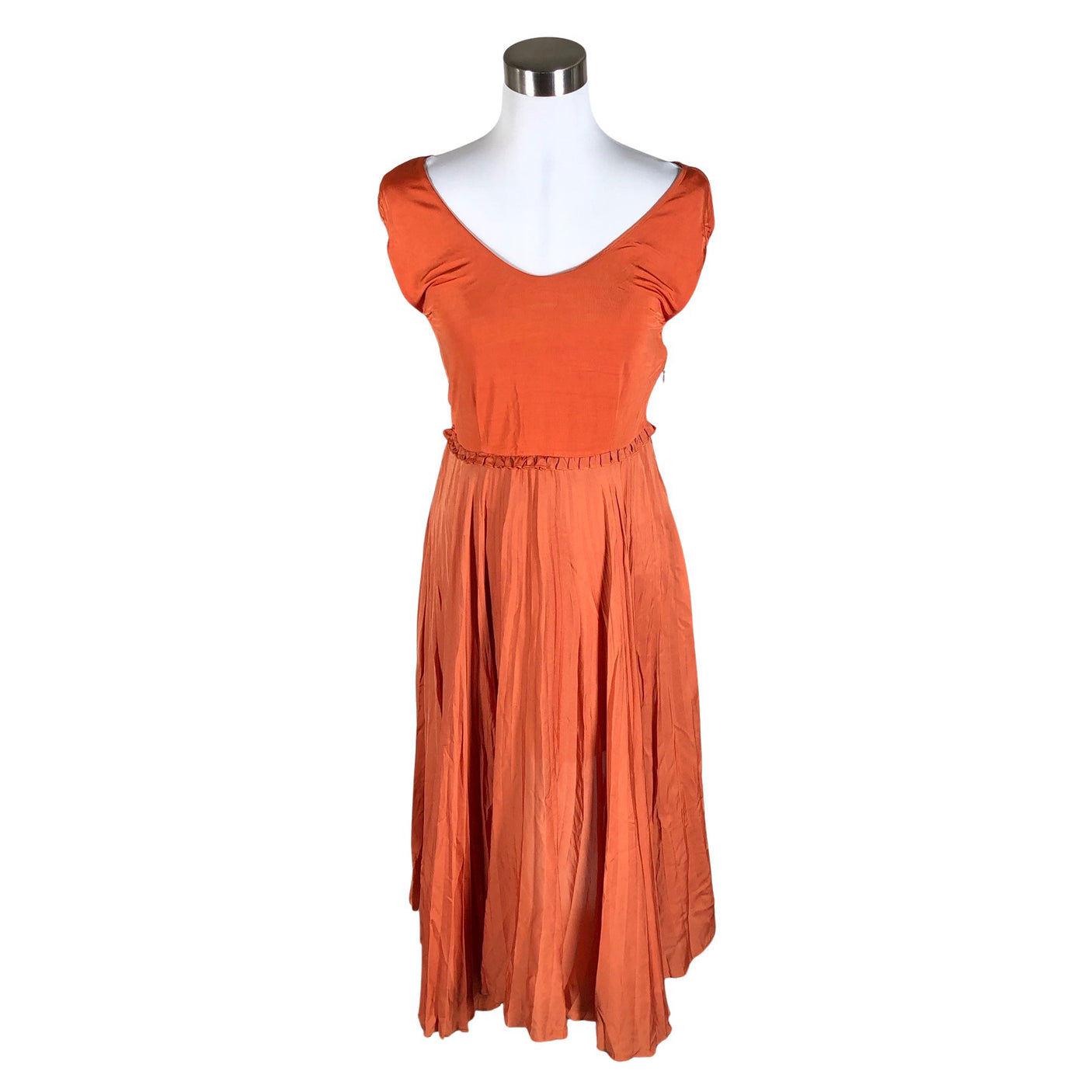 Unisex MaxMara - Tricot dress, size 40 - Orange (1)
