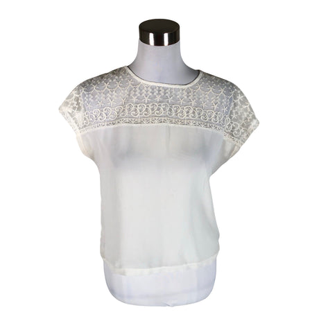Unisex Selected - Short-sleeved blouse, size 36 - White ()