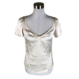 Unisex Armani Collezioni - Short-sleeved blouse, size 36 - White (1)