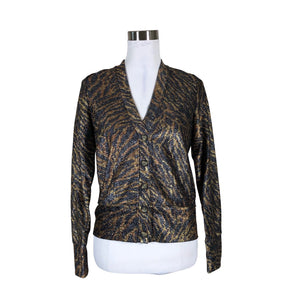 Unisex Ganni - Cardigan, size 38 - Gold (1)