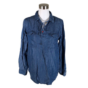 Unisex Tommy Hilfiger - Blouse, size 38 - Blue (1)