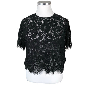 Unisex Ivy & Oak - Short-sleeved blouse, size 44 - Black (1)