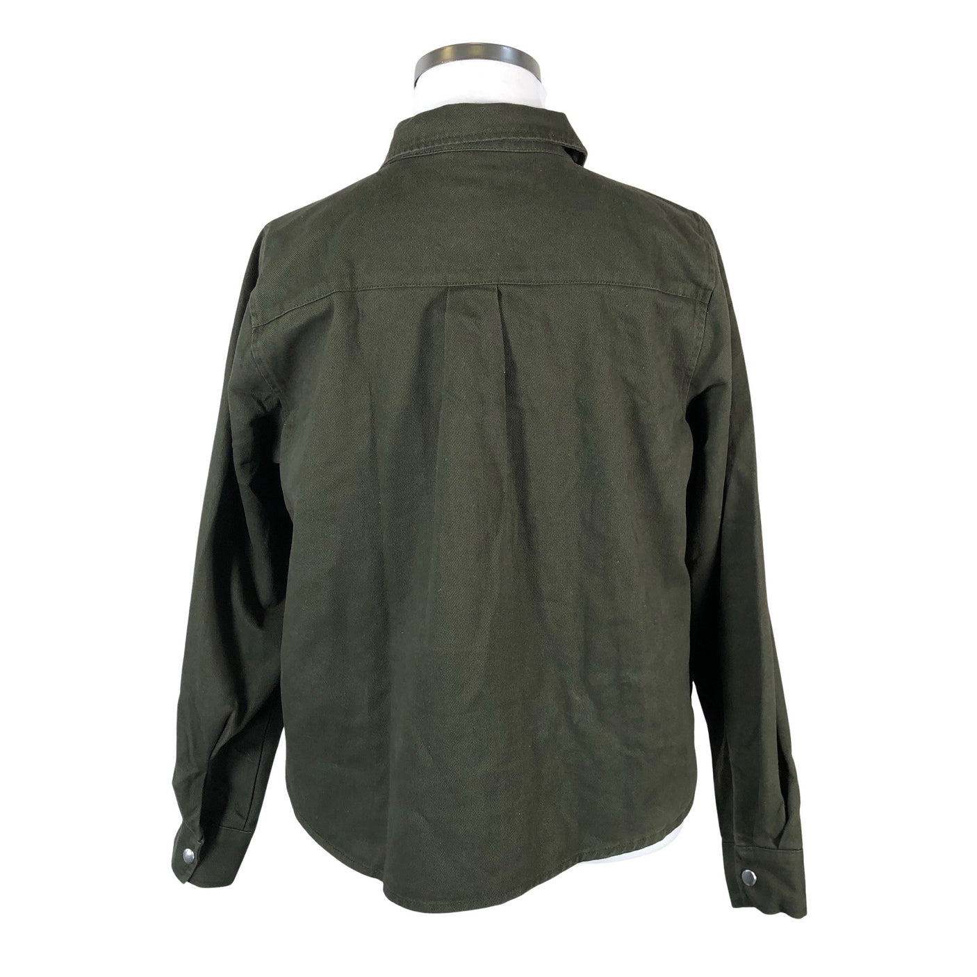 Unisex Zizzi - Denim jacket, size 42 - Green (2)