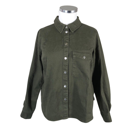 Unisex Zizzi - Denim jacket, size 42 - Green ()