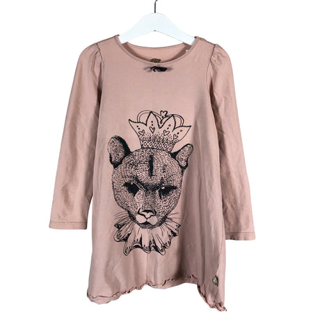 Unisex POMPdeLUX - Tricot dress, size 110 - 116 - Light pink ()