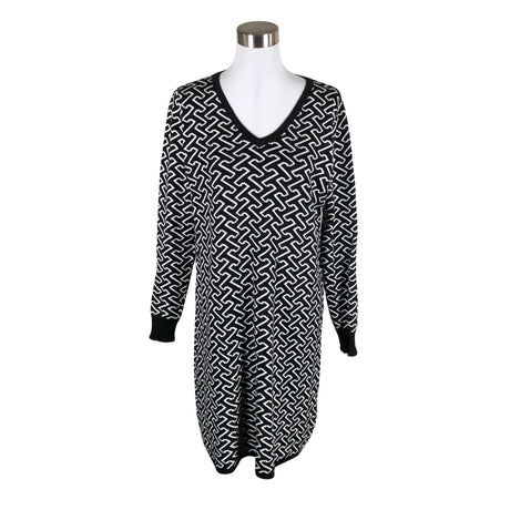 Unisex Cream - Knit dress, size 38 - Black ()