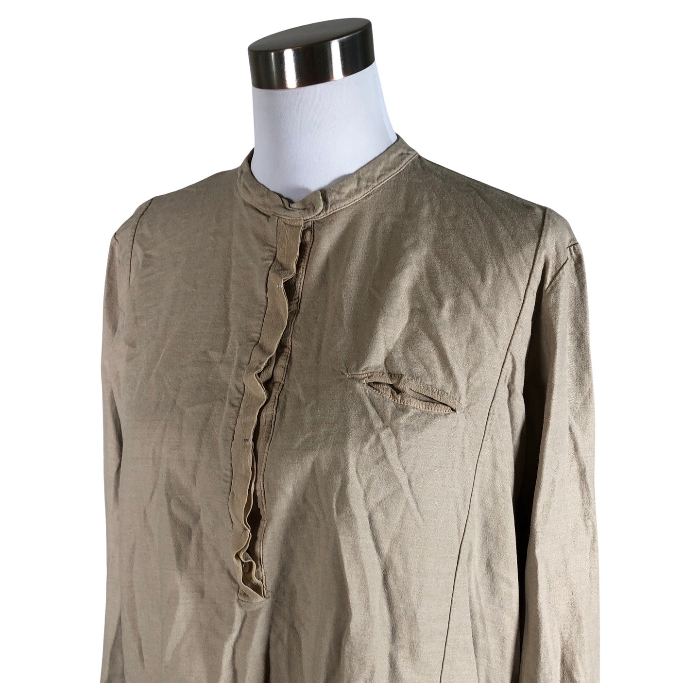Unisex TRANSIT par such - Blouse, size 38 - Beige (3)