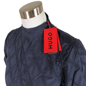 Unisex Hugo Boss - Short-sleeved blouse, size 36 - Blue (3)