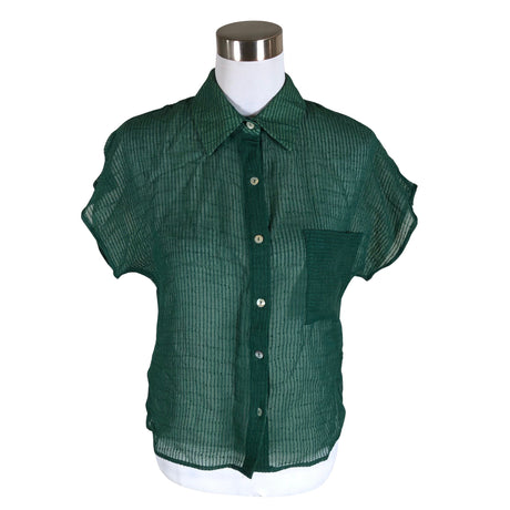 Unisex adL - Short-sleeved blouse, size 36 - Green ()
