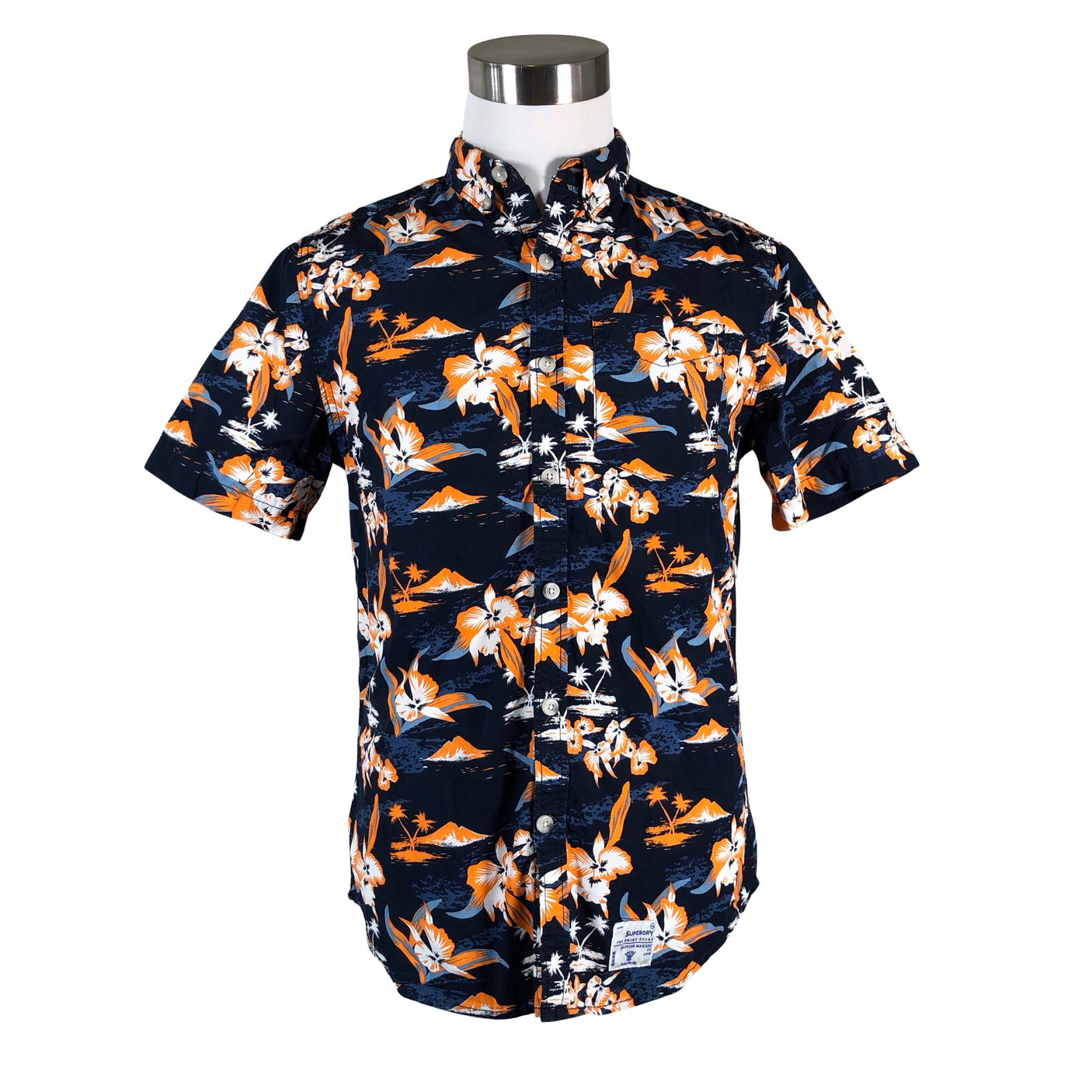 Unisex Superdry - Collared shirt, size M - Blue (1)
