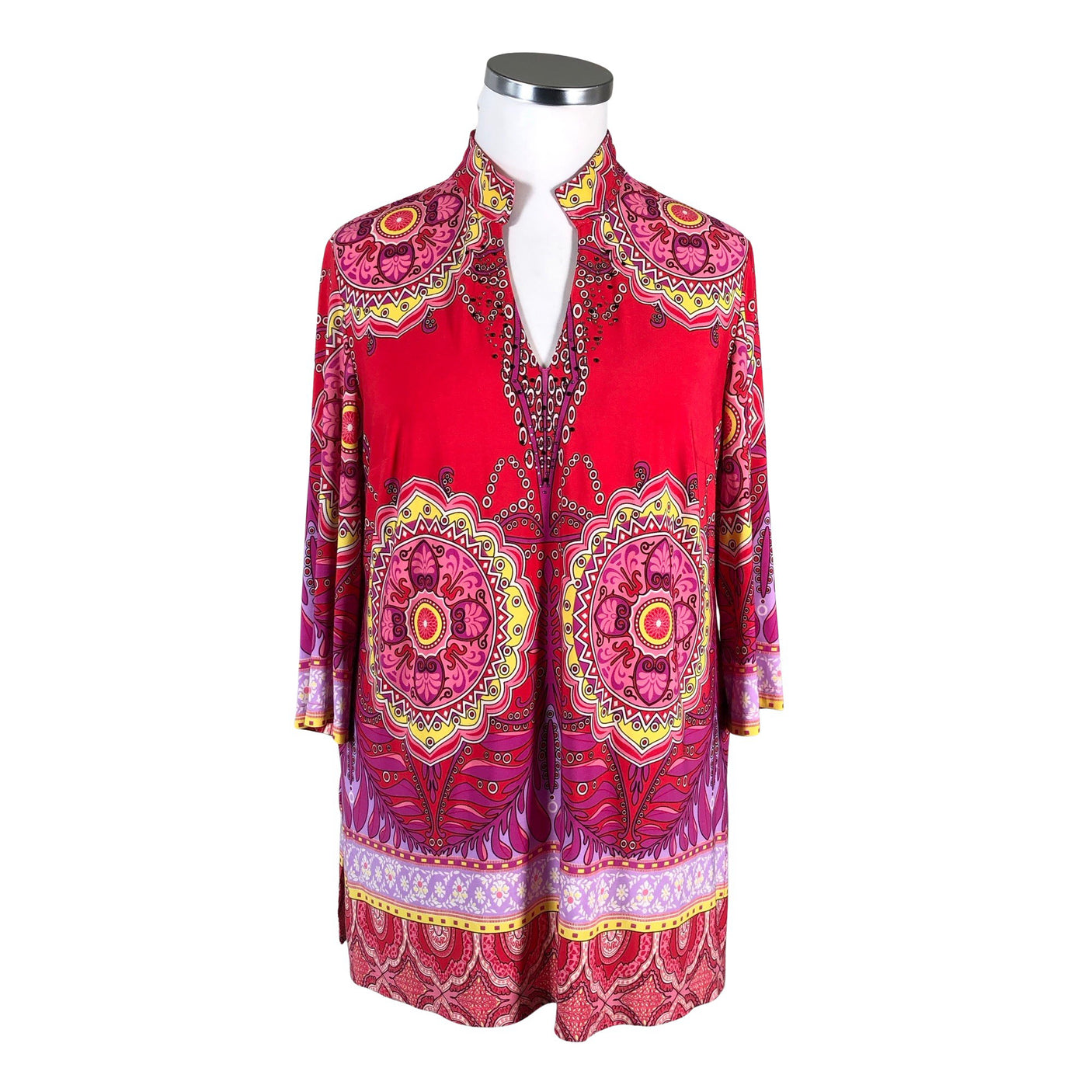 Unisex Joseph Ribkoff - Tricot tunic, size 44 - Pink (1)