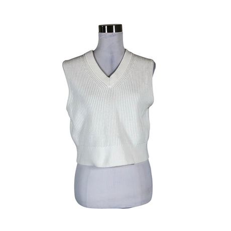 Unisex COS - Knit vest, size 38 - White ()