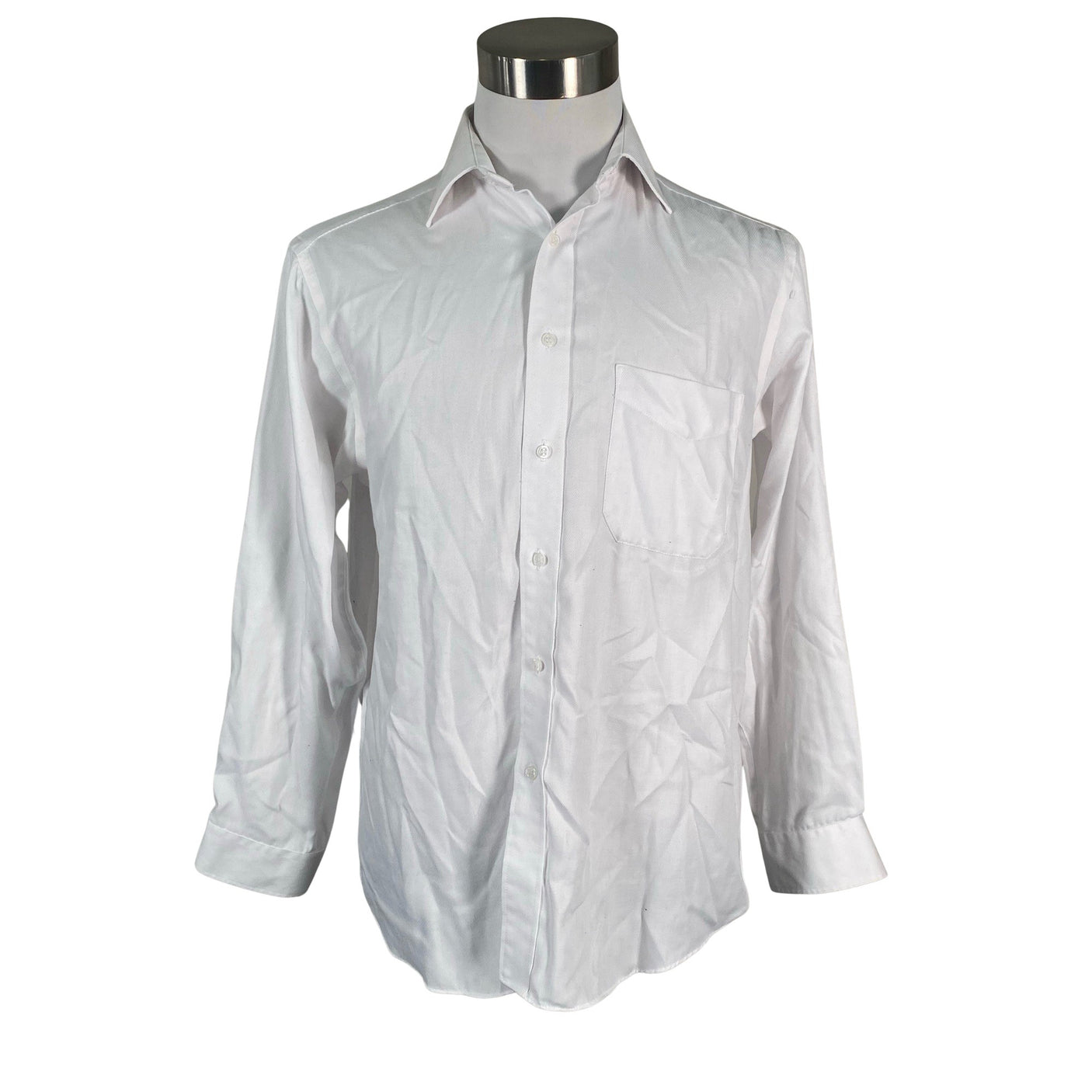 Unisex BHs - Collared shirt, size M - White (1)