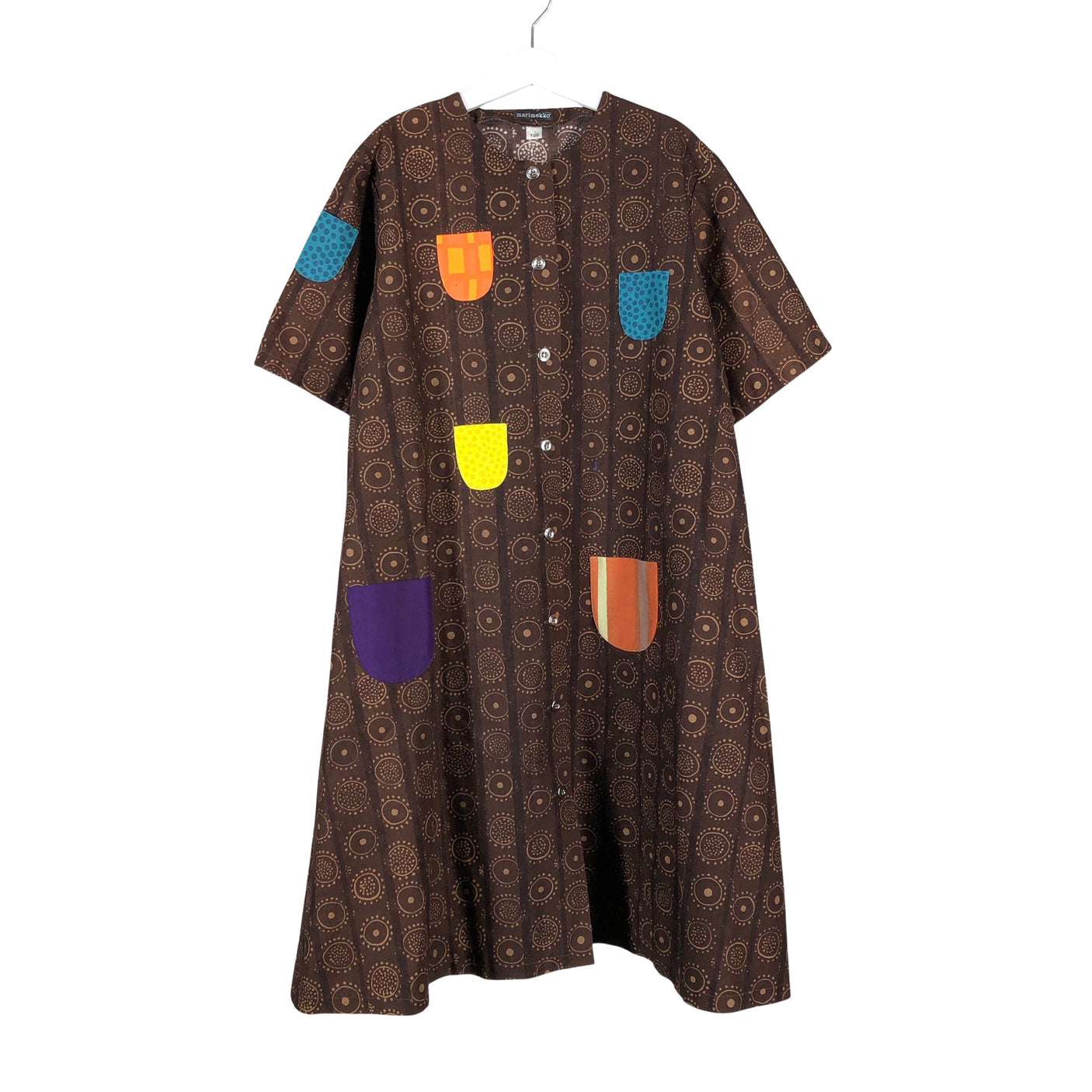 Unisex Marimekko - Dress, size 146 - 152 - Brown (1)