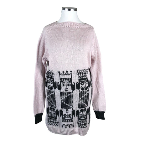Unisex Handmade - Knit tunic, size 42 - Light pink ()