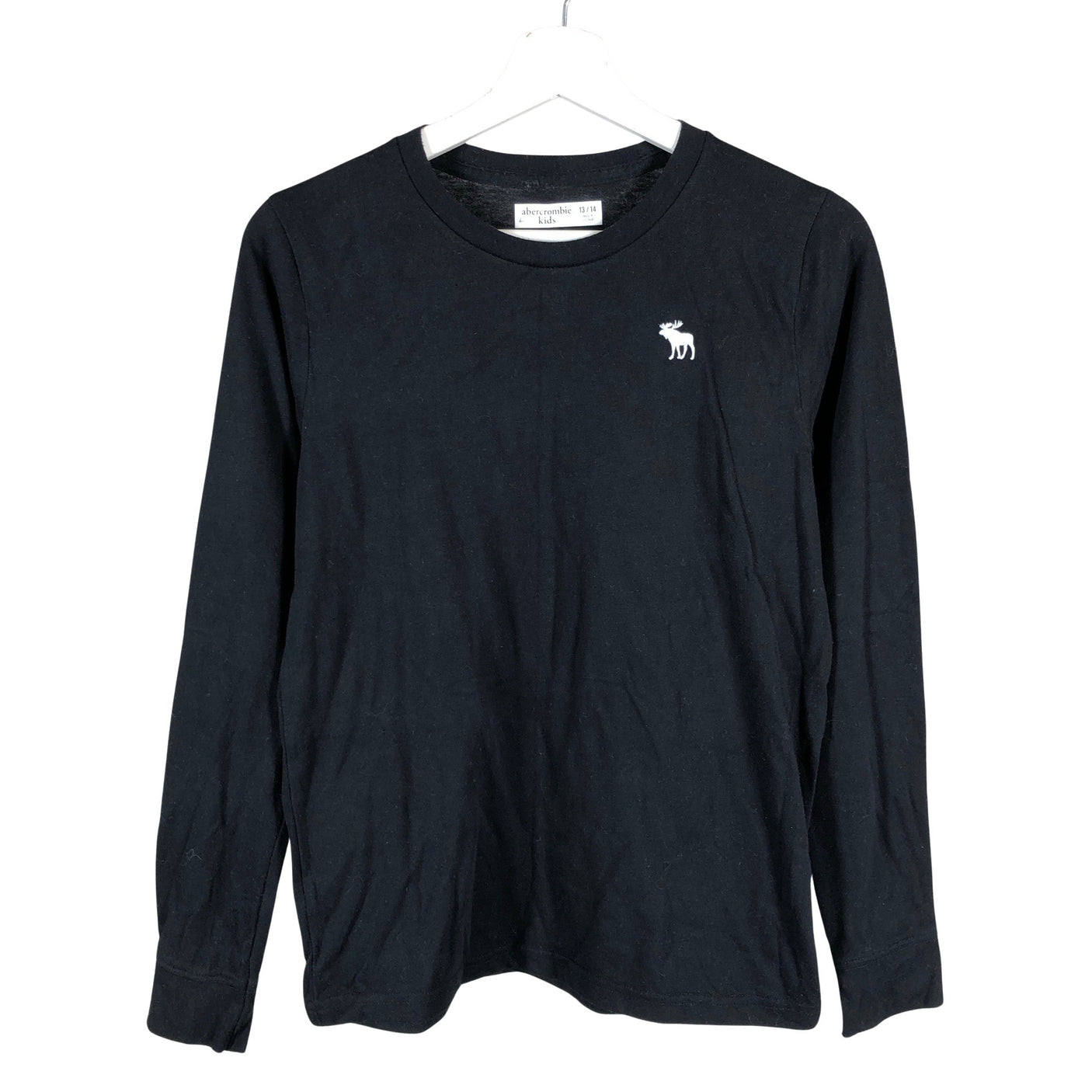 Unisex Abercrombie&Fitch - Tricot shirt, size 158 - 164 - Black (1)