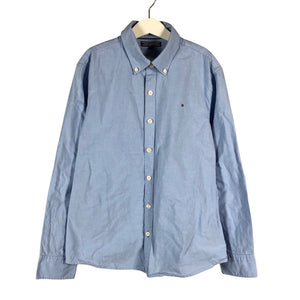 Unisex Tommy Hilfiger - Collared shirt, size 146 - 152 - Light blue (1)