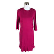 Unisex Peter Hahn - Tricot dress, size 40 - Pink ()