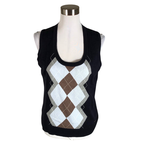 Unisex Global - Knit vest, size 40 - Blue ()