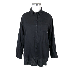 Unisex Nanso - Collared shirt, size 42 - Black (1)