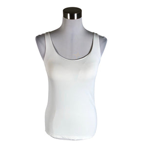 Unisex Uniqlo - Tricot tank top, size 36 - White (1)